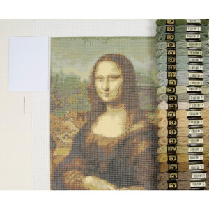 DMC Gobelin Stickset "Louvre Mona Lisa",...