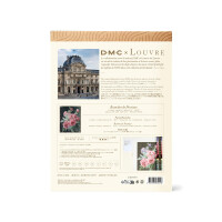 Set de broderie tapisserie DMC "Branches de pivoines du Louvre", pré-imprimé, 36x45cm