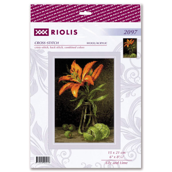 Buy Set for Cross Stitching Lily and Lime Riolis 2097, € 10,09