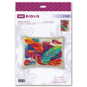 Riolis counted cross stitch kit cushion...