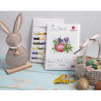 Luca-S counted cross stitch kit "Easter Egg", 17x14cm, DIY