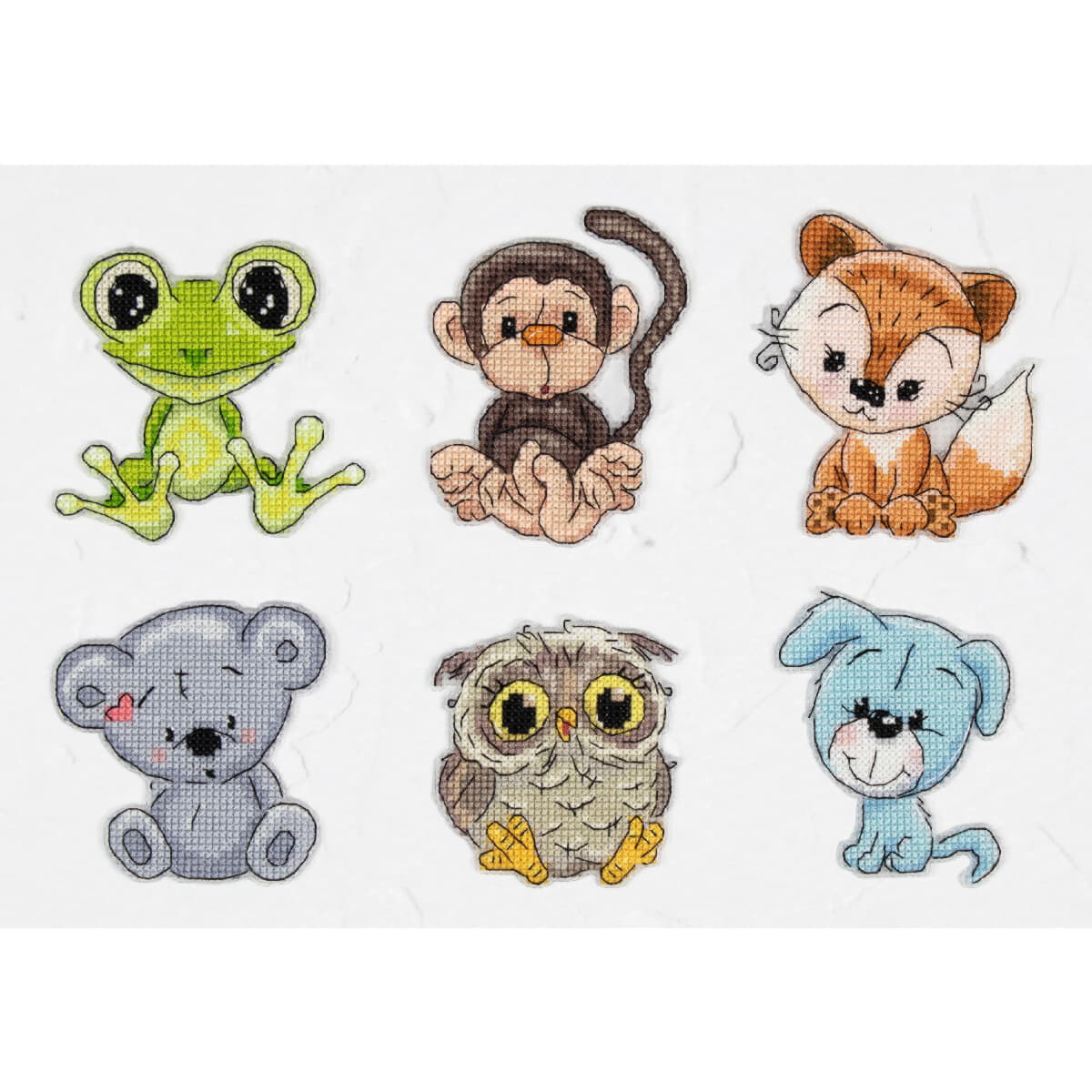 Luca-S counted cross stitch kit "Ornaments Friends I...