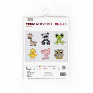 Luca-S counted cross stitch kit "Ornaments Friends...