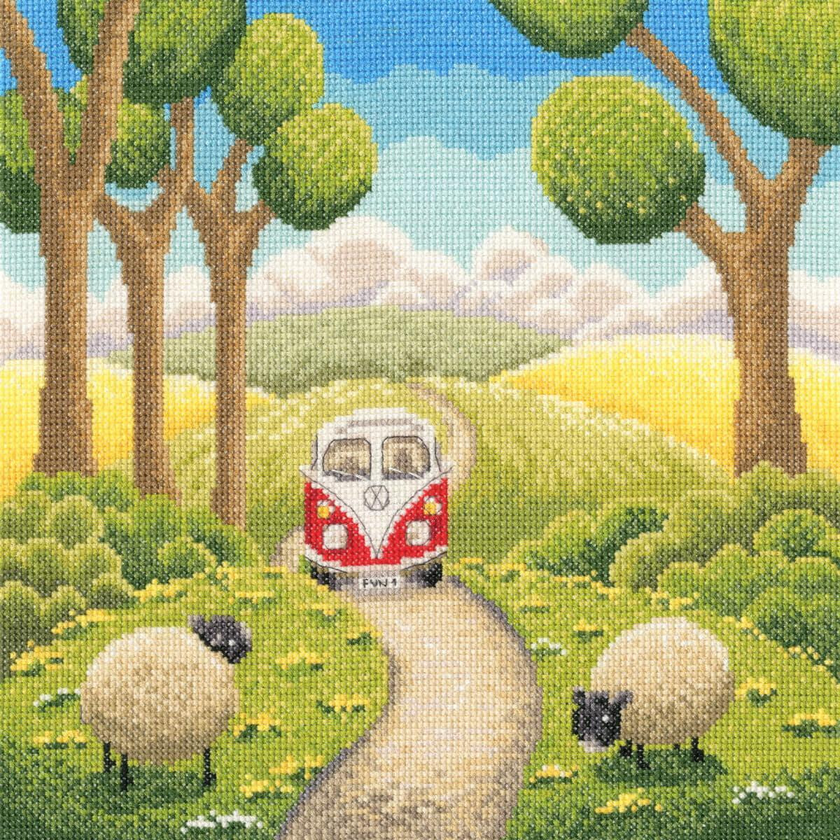 Bothy Threads counted cross stitch kit "Road...