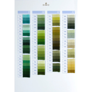 DMC color chart Laine Colbert (real yarns)