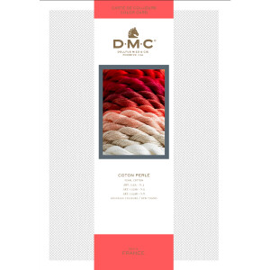 DMC gedruckte Farbkarte Coton Perle