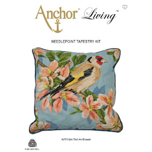 Anchor stamped Needlepoint Cushion stitch kit "Gold...