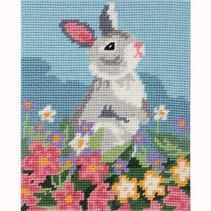 Набор для вышивания Гобелен Anchor "Белый кролик", вышивка с принтом, 14x18 см
