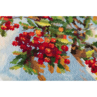 Panna counted cross stitch kit "Rowan Bouquet", 19x22cm, DIY