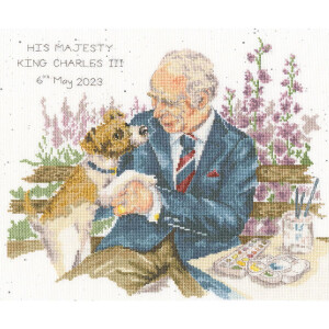 Bothy Threads counted cross stitch kit "His Majesty...