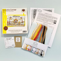 Bothy Threads counted cross stitch kit "Cut Thru Coronation Carriage", XCT40, 39x24cm, DIY