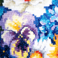 Magic Needle Zweigart Edition counted cross stitch kit "Bouquet with Sunflowers", 26x19cm, DIY