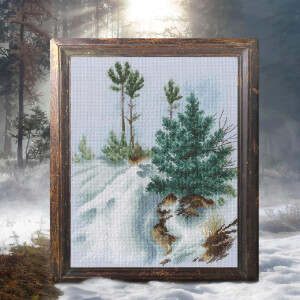 RTO counted cross stitch kit "Winter dream", 23x26,5cm, DIY