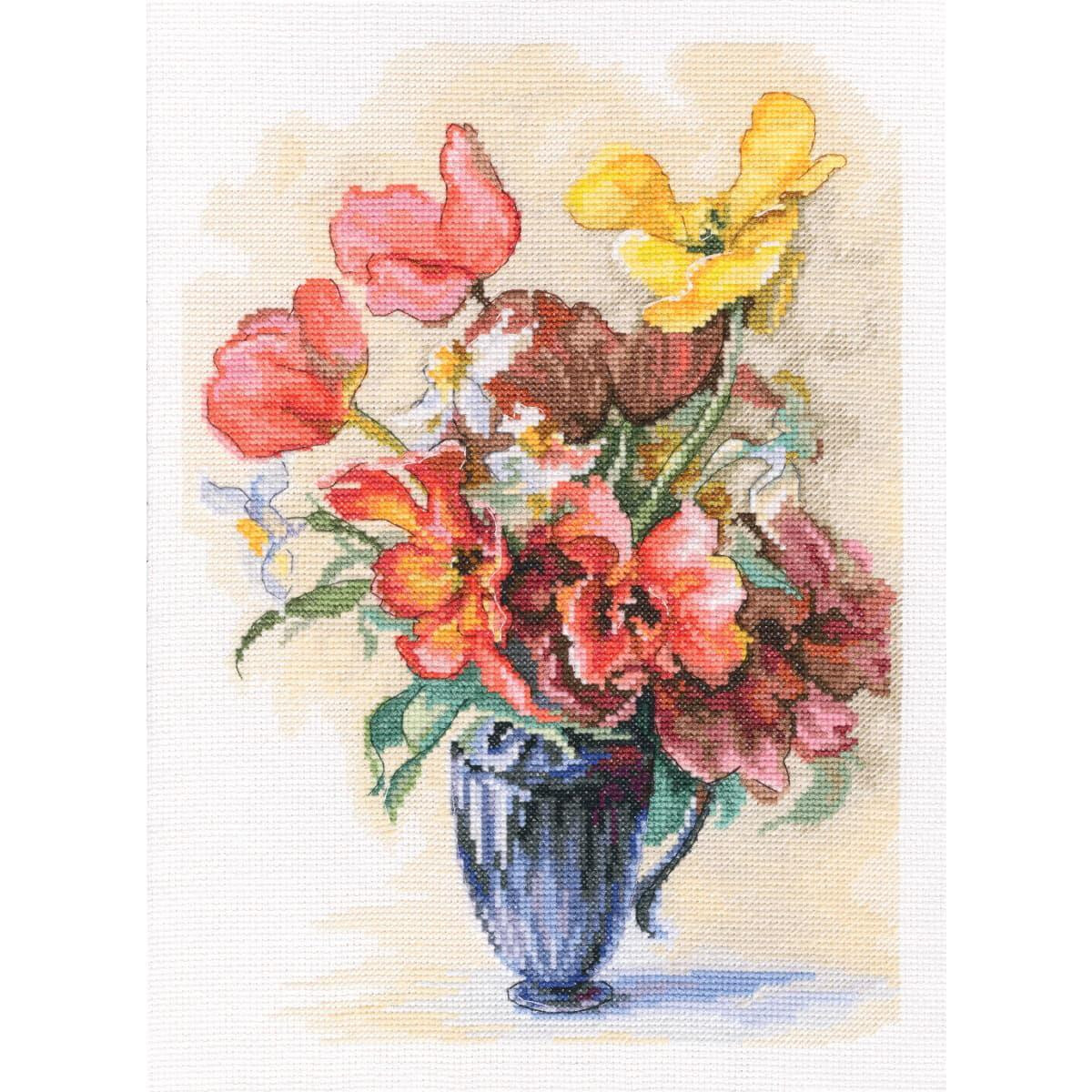 RTO counted cross stitch kit "Tulips and...