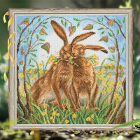 RTO counted cross stitch kit "When spring comes", 27x27cm, DIY