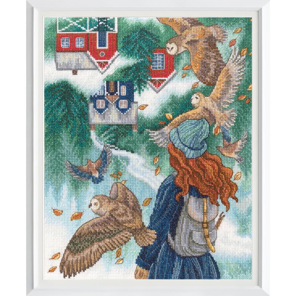 RTO counted cross stitch kit "Changes", 24x30cm, DIY