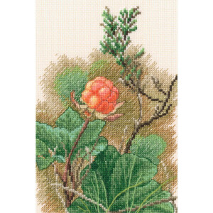RTO counted cross stitch kit "In the moment, Berry", 12x17,5cm, DIY