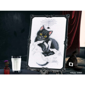 RTO Набор для вышивания крестом "Кошачья магия", счетная схема, 16,5x25см