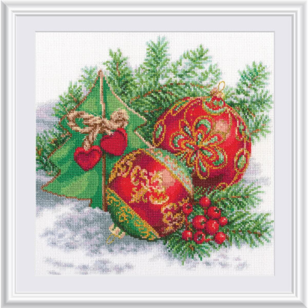 RTO counted cross stitch kit "Waiting for a miracle", 23,5x22,5cm, DIY