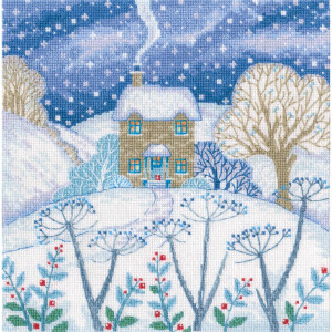 RTO counted cross stitch kit "In a winter fairy...