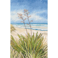 RTO counted cross stitch kit "In the moment, Beach", 11,5x17,5cm, DIY