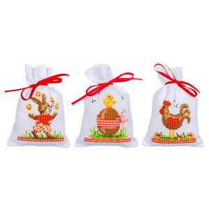 Vervaco herbal bags counted cross stitch kit "Easter...