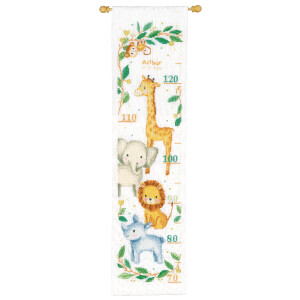 Vervaco counted cross stitch kit bar "Jungle...