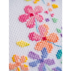 Vervaco counted cross stitch kit "Baby feet",...