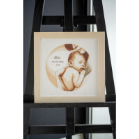 Set punto croce Vervaco "Mamma e bebè", schema contato, 23x21cm