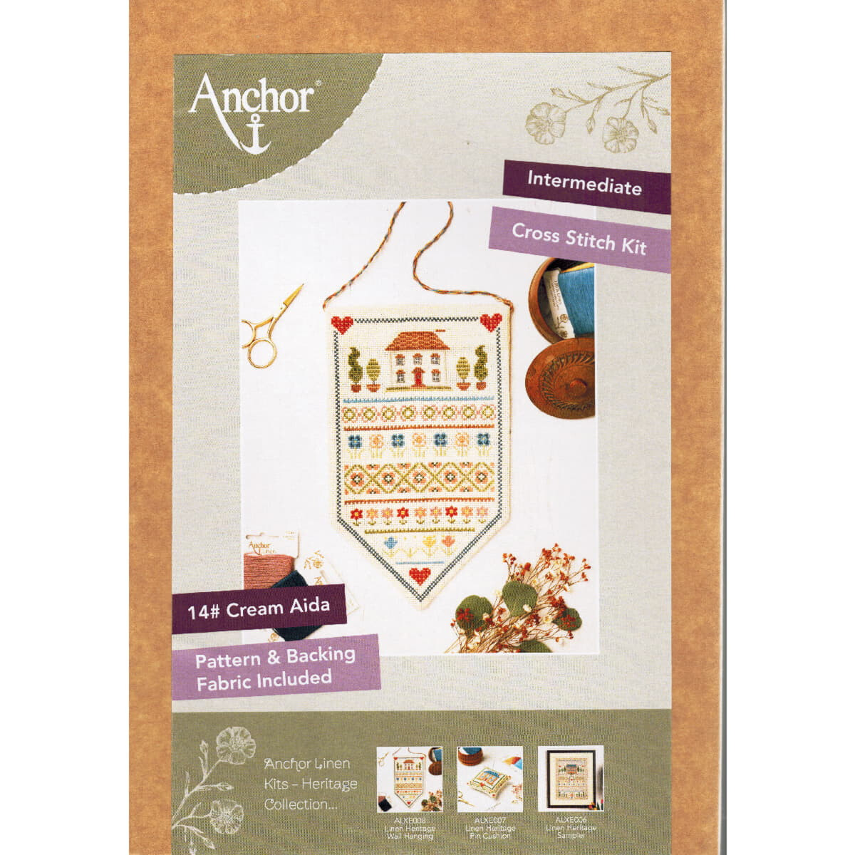 Anchor counted cross stitch kit "Heritage Wall...