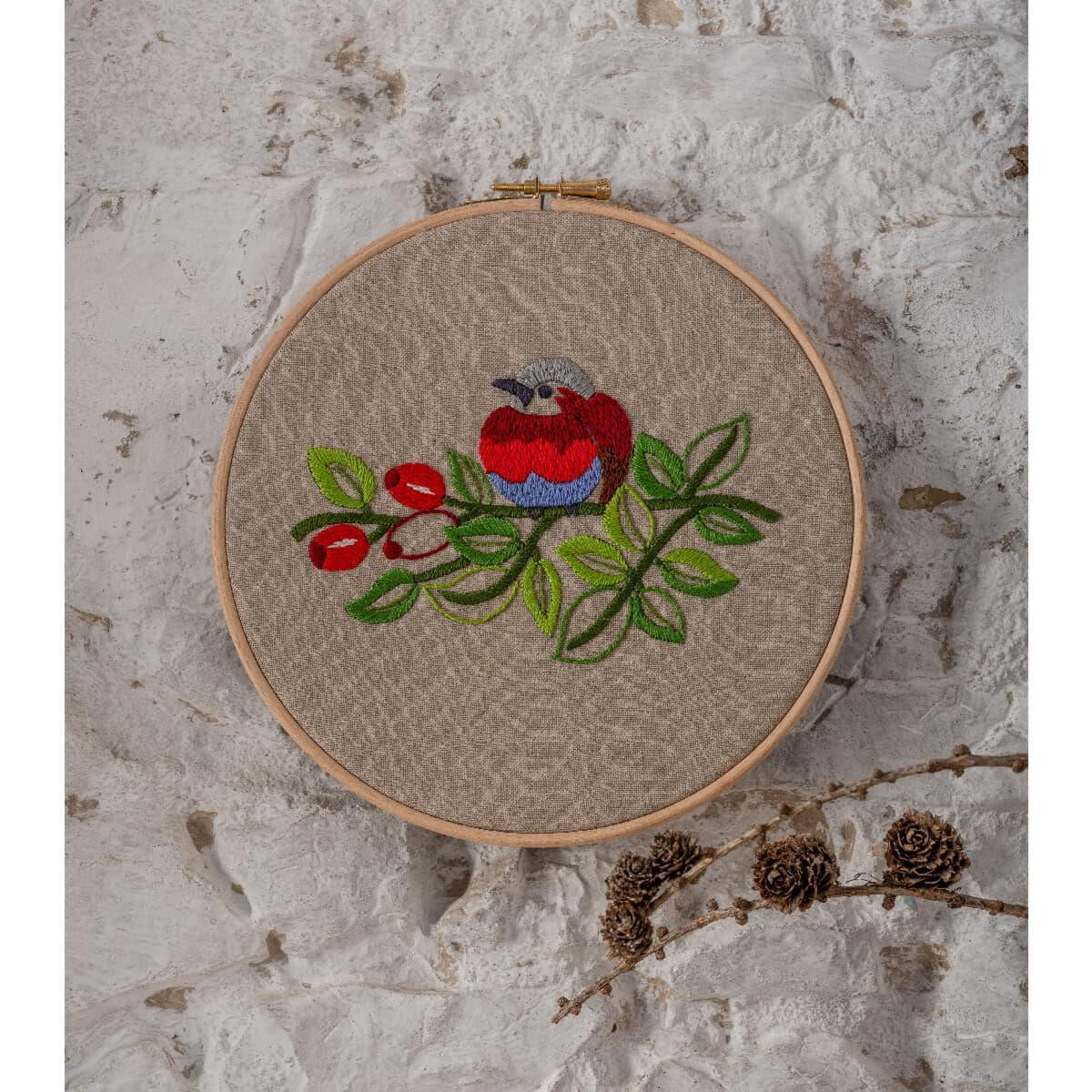Comprare a buon mercato Anchor Satin Stitch Embroidery Pack Linen Vintage  Birds, € 29,69