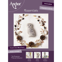 Anchor Freestyle Embroidery Pack "Friends Collection Owl Oliver Linen", preimpreso, 16x10cm