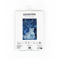 Letistitch Kreuzstich Set "Wunsch nach einem Stern", Zählmuster, 31x20cm