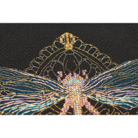 Abris Art Teled Borduurpakket "Golden Dragonfly", 16x24cm, DIY