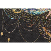 Набор для вышивания счетным крестом Abris Art "Золотая стрекоза", 16x24 см