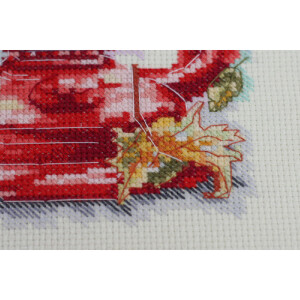 Abris Art counted cross stitch kit "Heat of October", 16x24cm, DIY