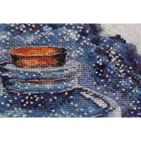 Abris Art counted cross stitch kit "A month for lovers", 28x22cm, DIY