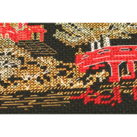 Набор для вышивания счетным крестом Abris Art "Япония-1", 15x10 см