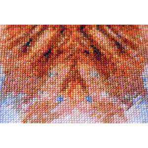 Набор для вышивания счетным крестом Abris Art "Друг", 38x30 см