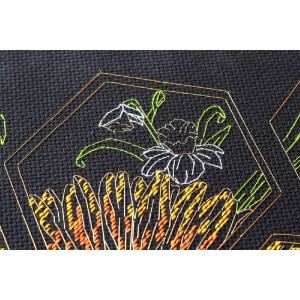 Abris Art counted cross stitch kit "Sunny spring", 34x23cm, DIY