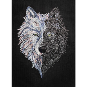 Abris Art counted cross stitch kit "Wolf",...