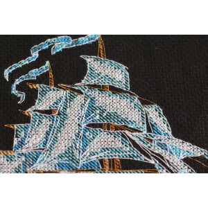 Abris Art counted cross stitch kit "Sailboat", 15x24cm, DIY