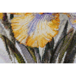 Abris Art counted cross stitch kit "Irises",...