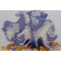 Набор для вышивания счетным крестом Abris Art "Ирисы", 30x21 см