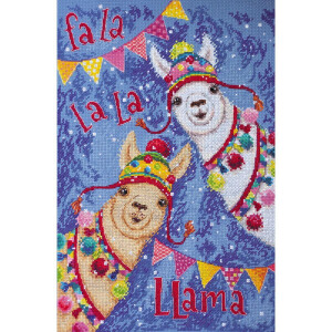 Abris Art telde Borduurpakket "La La Llamas",...