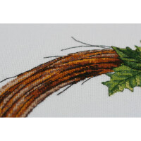Abris Art counted cross stitch kit "Christmas wreath", 27x25cm, DIY