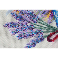 Abris Art counted cross stitch kit "Provence morning", 18x17cm, DIY