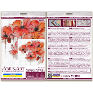 Abris Art counted cross stitch kit "Watercolor...