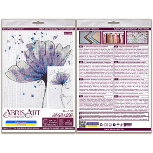 Abris Art counted cross stitch kit "Azure...