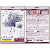 Abris Art telde Borduurpakket "Azure Color", 15x28cm, DIY